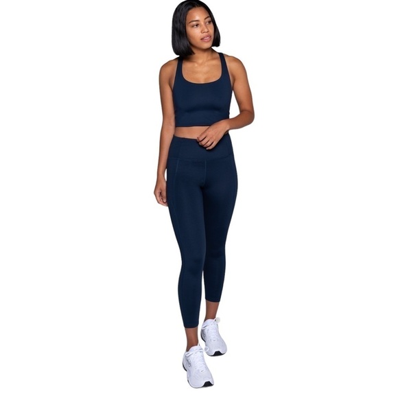 Girlfriend Collective Midnight Compressive High-Rise Legging - Picture 2 of 13
